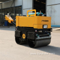 Hand Manual Mini Double Drum Asphalt Roller Machine For Trench Compaction